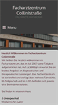Mobile Screenshot of facharztzentrum-collinistrasse.de